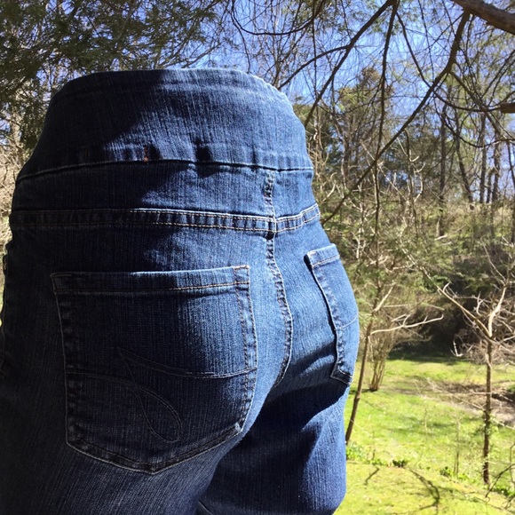 Jag Jeans Denim - Jag Jeans Medium Wash Pull On Stretch Straight Leg